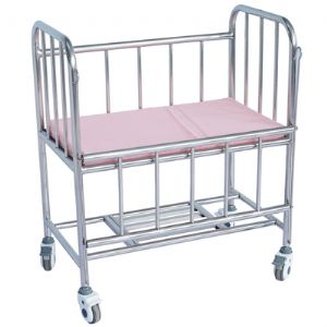 E27不鏽鋼床邊嬰兒車（升降護欄）